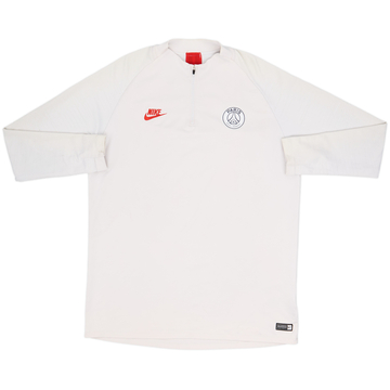 2019-20 Paris Saint-Germain Nike Vaporknit 1/4 Zip Drill Top - 6/10 - (XL)
