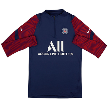 2020-21 Paris Saint-Germain Nike 1/4 Zip Drill Top - 8/10 - (S)