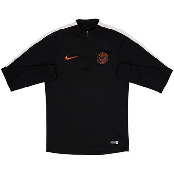 2016-17 Paris Saint-Germain Nike 1/4 Zip Drill Top - 6/10 - (S)