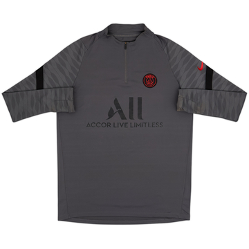 2021-22 Paris Saint-Germain Nike 1/4 Zip Drill Top - 5/10 - (L)