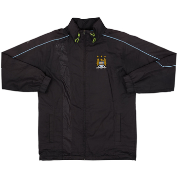 2007-08 Manchester City Le Coq Sportif Hooded Rain Jacket - 4/10 - (L)