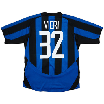 2003-04 Inter Milan Home Shirt Vieri #32 - 8/10 - (M)