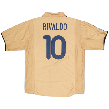 2001-03 Barcelona Away Shirt Rivaldo #10 - 10/10 - (L)