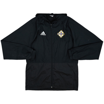 2017-18 Northern Ireland adidas Hooded Rain Jacket - 8/10 - (M)
