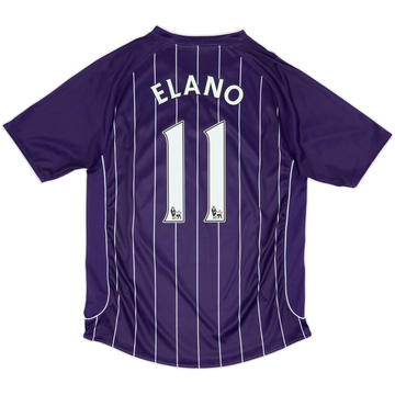 Camiseta de visitante del Manchester City 2007-08 Elano #11 - 7/10 - (M)