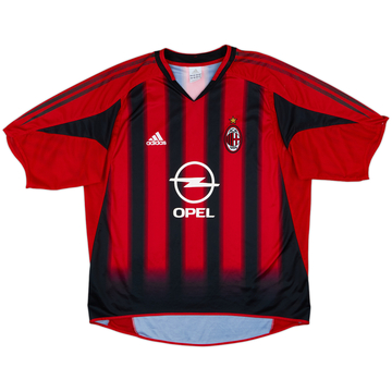 2004-05 AC Milan Home Shirt - 4/10 - (XL)