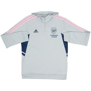 2022-23 Arsenal adidas 1/4 Zip Drill Top - 9/10 - (L)