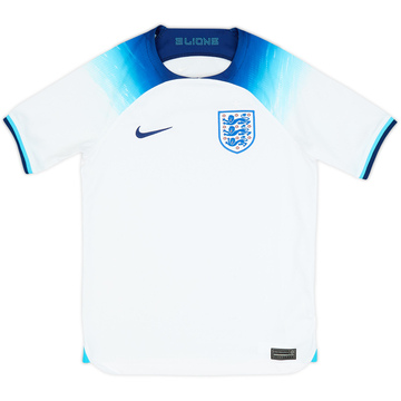 2022-23 England Home Shirt - 8/10 - (M.Boys)