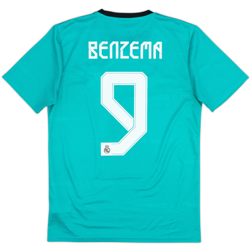 2021-22 Real Madrid Third Shirt Benzema #9 - 8/10 - (S)