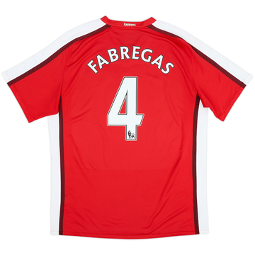 2008-10 Arsenal Home Shirt Fabregas #4 - 8/10 - (L)