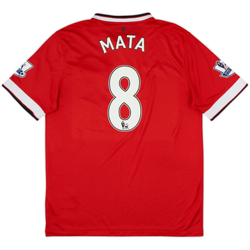 2014-15 Manchester United Camiseta Local Mata #8 - 7/10 - (L)