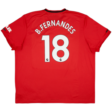 2019-20 Manchester United Home Shirt B.Fernandes #18 - 7/10 - (3XL)