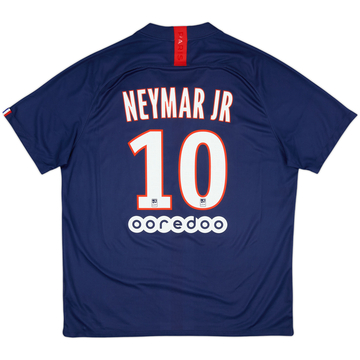 2019-20 Paris Saint-Germain Home Shirt Neymar Jr #10 - 9/10 - (XL)