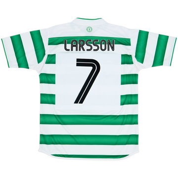 2003-04 Celtic Home Shirt Larsson #7 - 8/10 - (M)