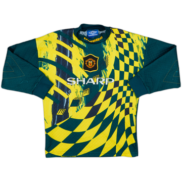 1994-97 Manchester United GK Shirt - 6/10 - (L.Boys)