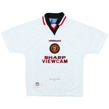 1996-97 Manchester United Away Shirt - 8/10 - (L.Boys)
