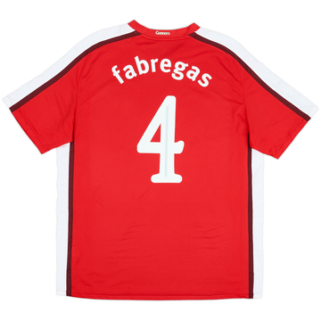 2008-10 Arsenal Home Shirt Fabregas #4 - 8/10 - (XL)