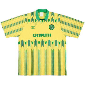 1989-91 Celtic Away Shirt - 8/10 - (XL)