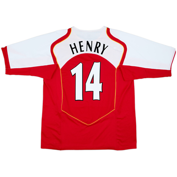 2004-05 Arsenal Home Shirt Henry #14 - 8/10 - (XXL)