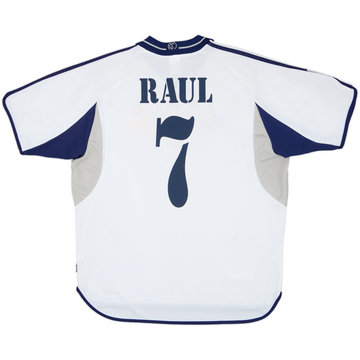 2000-01 Real Madrid Home Shirt Raul #7 - 6/10 - (L)