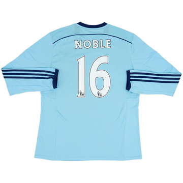 Camiseta de visitante de manga larga del West Ham 2014-15 Noble #16 - 6/10 - (L)