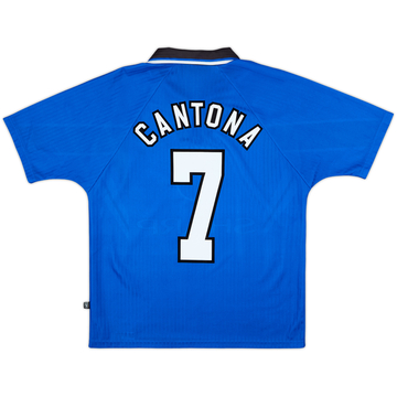 1996-98 Manchester United Third Shirt Cantona #7 - 8/10 - (Y)