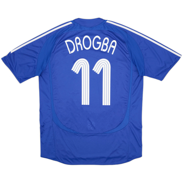 2006-08 Chelsea Home Shirt Drogba #11 - 7/10 - (L)