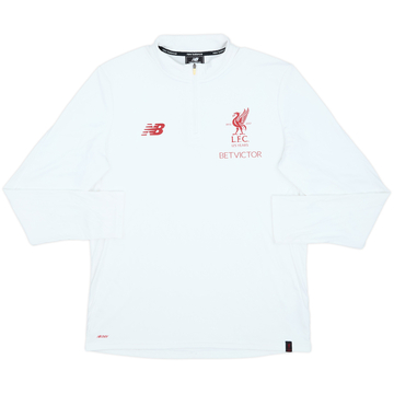 2017-18 Liverpool New Balance 1/4 Zip Drill Top - 6/10 - (L)