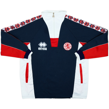 1995-96 Middlesbrough Errea 1/4 Zip Drill Top - 8/10 - (M)