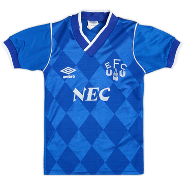 1986-89 Everton Home Shirt - 8/10 - (S.Boys)
