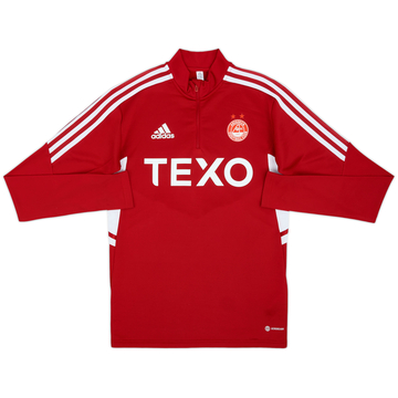 2021-22 Aberdeen adidas 1/4 Zip Drill Top - 9/10 - (XS)