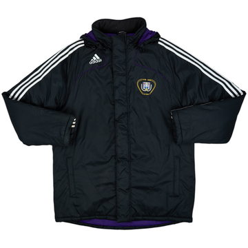 2008-09 Anderlecht adidas Padded Bench Coat - 6/10 - (L/XL)