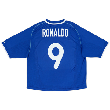 2000-02 Brazil Away Shirt Ronaldo #9 - 8/10 - (L)