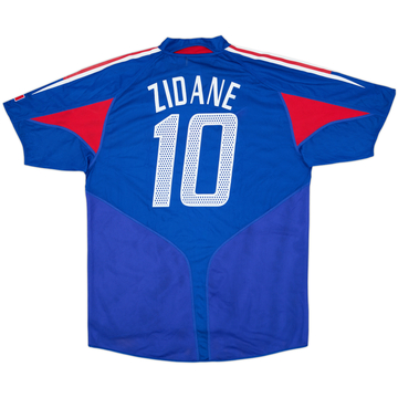 2004-06 France Home Shirt Zidane #10 (L)