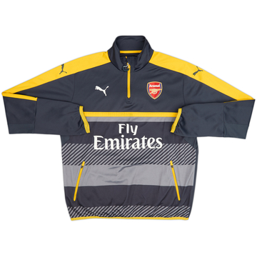 2015-16 Arsenal Puma 1/4 Zip Training Top - 8/10 - (XL)