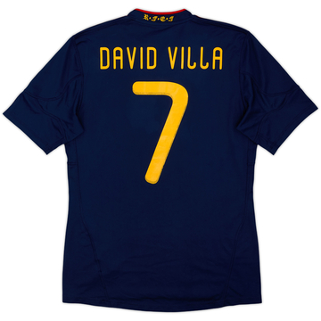 2010-11 Spain Away Shirt David Villa #7 - 6/10 - (S)