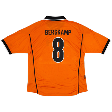 1998-00 Netherlands Home Shirt Bergkamp #8 - 7/10 - (XL)