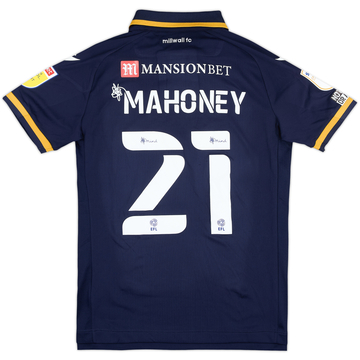 2021-22 Millwall Match Issue Home Shirt Mahoney #21