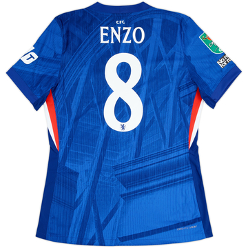 2025-26 Chelsea Match Issue Carabao Cup Home Shirt Enzo #8