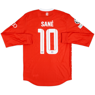 2022-23 Bayern Munich Match Issue Champions League Home L/S Shirt Sane #10