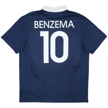 2014-15 France Home Shirt Benzema #10 - 5/10 - (L)