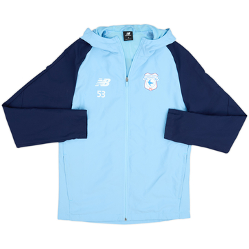 2023-24 Cardiff City New Balance 1/4 Zip Drill Top - 7/10 - (S)