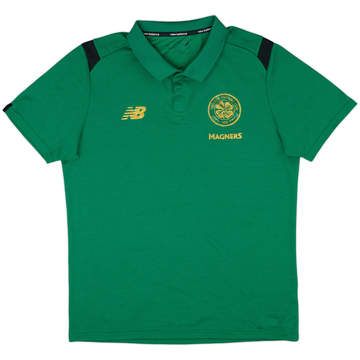 2017-18 Celtic New Balance Polo Shirt - 8/10 - (L)