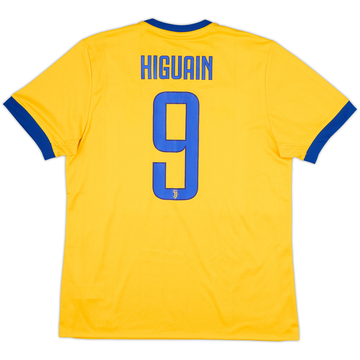 2017-18 Juventus Away Shirt Higuain #9 - 6/10 - (L)