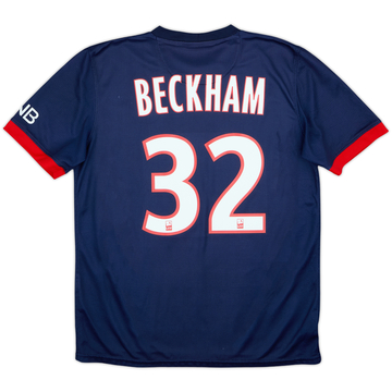 2013-14 Paris Saint-Germain Home Shirt Beckham #32 - 5/10 - (S)