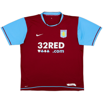 2007-08 Aston Villa Home Shirt - 5/10 - (XL)