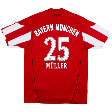 2010-11 Bayern Munich Home Shirt Muller #25 - 5/10 - (L.Boys)