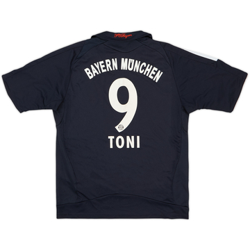 2008-09 Bayern Munich Away Shirt Toni #9 - 6/10 - (M.Boys)