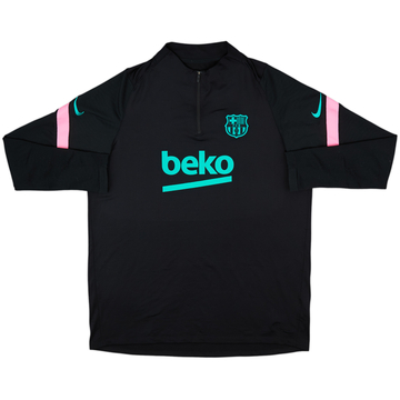 2020-21 Barcelona Nike 1/4 Zip Drill Top - 8/10 - (XL)