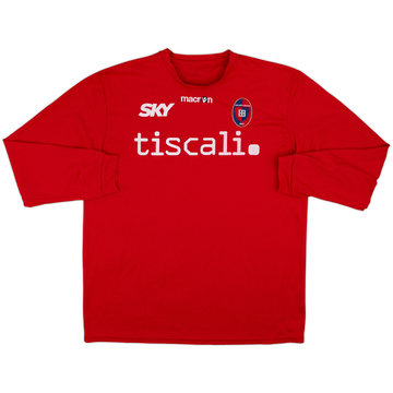 2008-09 Cagliari Macron Training L/S Shirt - 8/10 - (L)